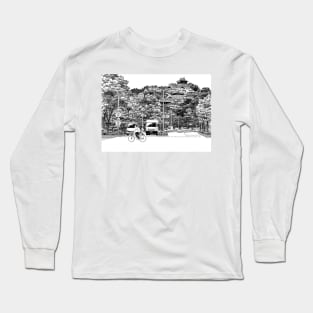 Manga Background Long Sleeve T-Shirt